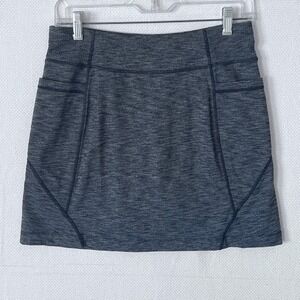 Athleta Skort Womens Small Gray Heathered Activewear Tennis Golf Skirt 153396-02